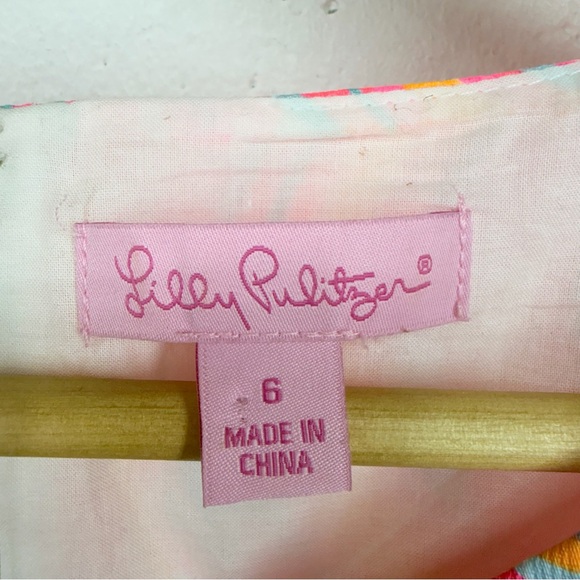 Lilly Pulitzer Women’s size 6 Ryder Hot Pink Multi Swish Fish Shift Dress - Picture 10 of 12